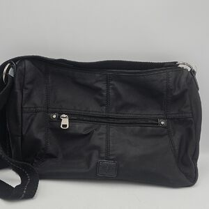 The SAK Nylon Crossbody Bag with Silver Accents